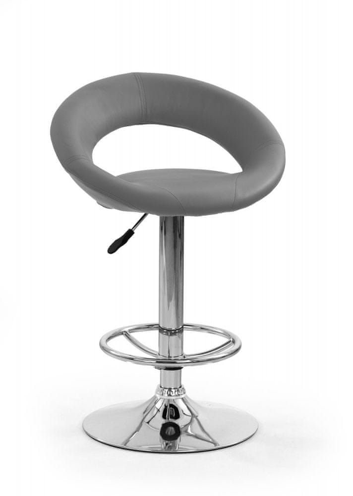 Halmar Barová stolička Ivy2 sivá
